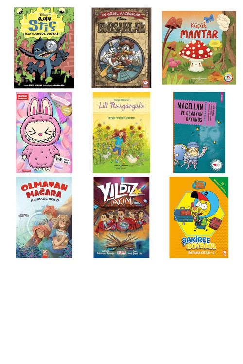 Disney Ajan Stiç - Uzaylangoz Dosyası (Renkli Baskı)... +8 Çocuk Kitabı