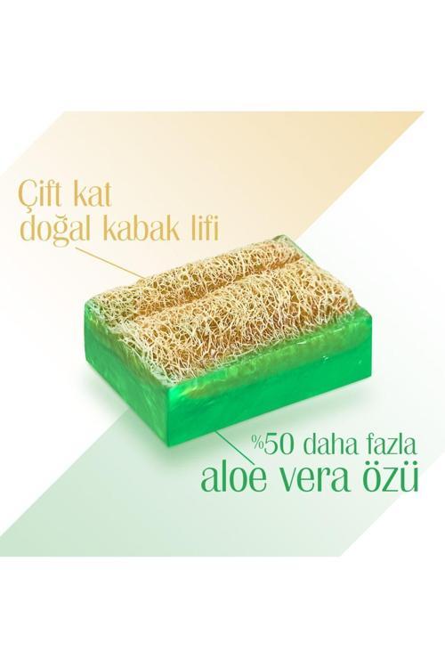 Doğal Aloe Vera Lifli El Yapımı Sabun 125 Gr