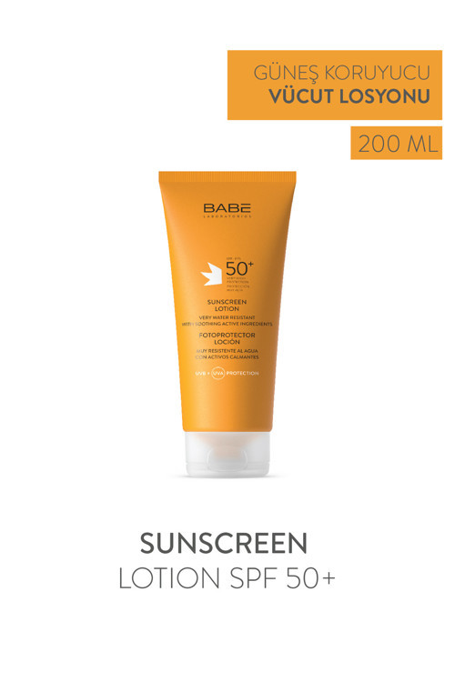 Sunscreen Lotion SPF50+ 200ml - Yüksek Korumalı Vücut Güneş Losyonu
