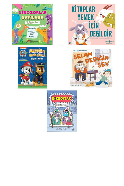 Dinozorlar Sayılara Bayılır Dinozorlarla Matematik Çok Kolay... +4 Çocuk Kitabı