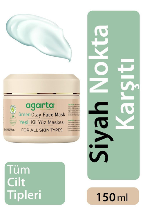Yeşil Kil Yüz Maskesi 150 Ml