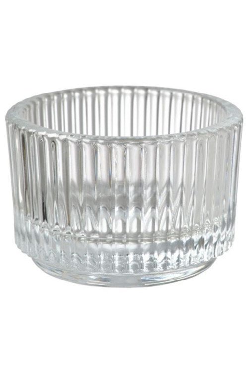 Fınsmak Tealight Mumluk, Saydam Cam