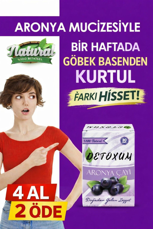 Kilo Vermeye Yardımcı Aronya aromali detox form Çayı