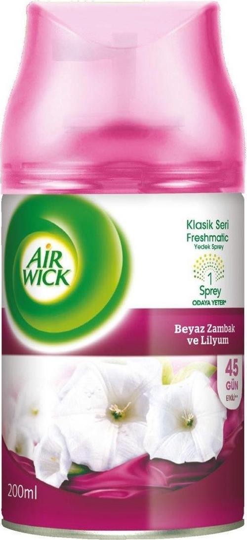 Otomatik Oda Sprey Yedek Beyaz Zambak 200 Ml
