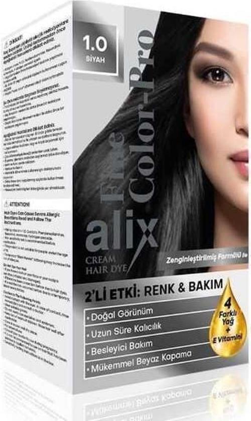 Kit Saç Boyası Color Pro 1.0 Siyah