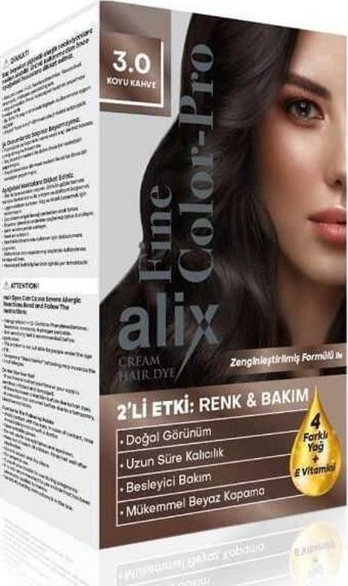Kit Saç Boyası Color Pro 3.0 Koyu Kahve