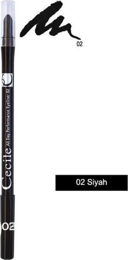 All Day Performance Eyeliner 02 Black