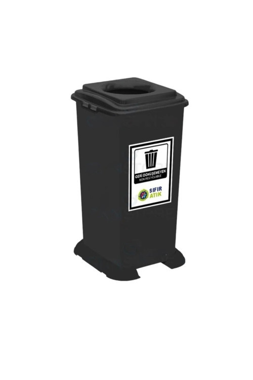 UMBEX 70 Litre Plastik Lüx Geri Dönüşüm Kutusu Geri Dönüşüm Kovası / Sıfır Atık Kutusu A Kalite