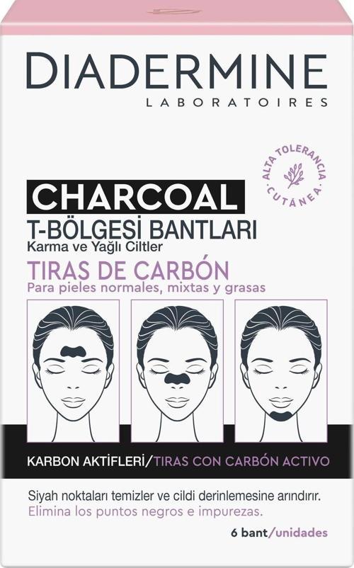 Dıadermıne Charcoal T Bölgesi Bantları 6 Lı
