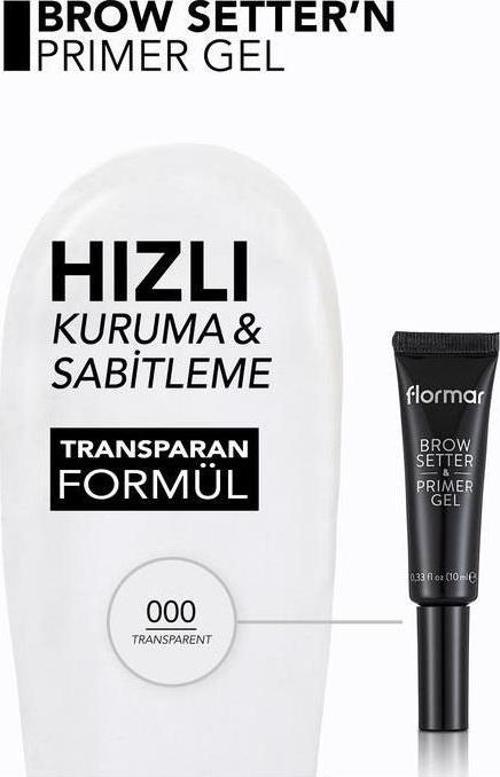 Brow Setter Prımer Gel Şeffaf Kaş Sabitleyici Baz 10 Ml