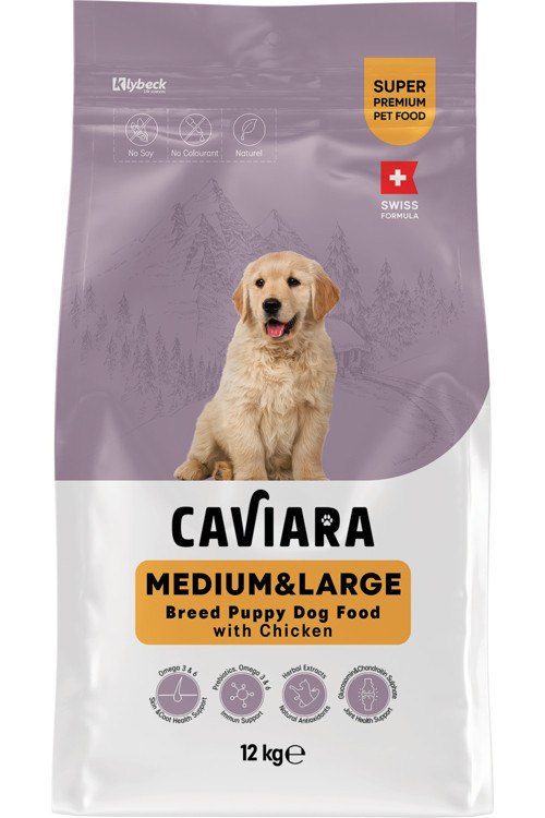 Tavuklu Orta & Büyük Irk Yavru Köpek Maması 12 Kg