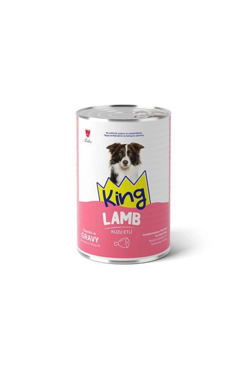 Sos İçerisinde Et Parçacıklı Kuzu Etli Köpek Konservesi 400 gr