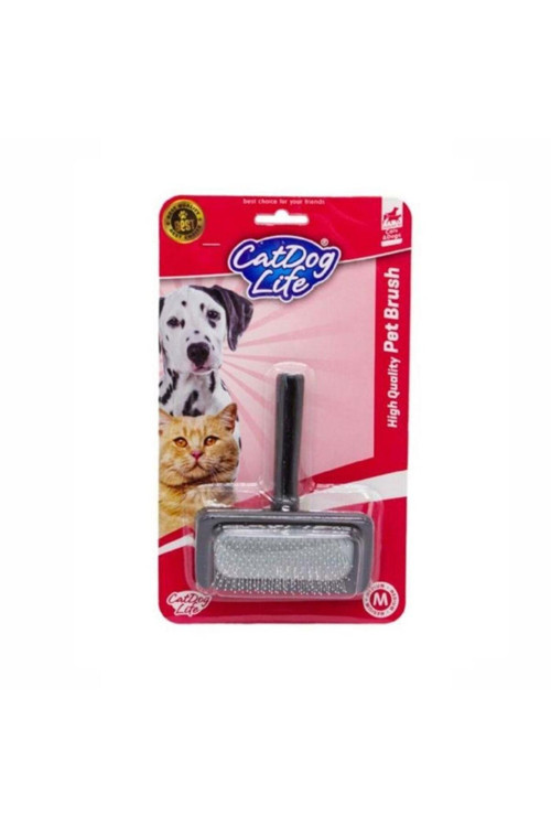 Kedi ve Köpekler İçin Ahşap Telli Fırça M