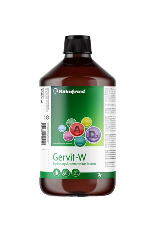Gervit-w 18 Çeşit Vitamin (100 ml ) (SIZDIRMAZ KAPAKLI CAM ŞİŞE - ORİJİNALDEN BÖLME)
