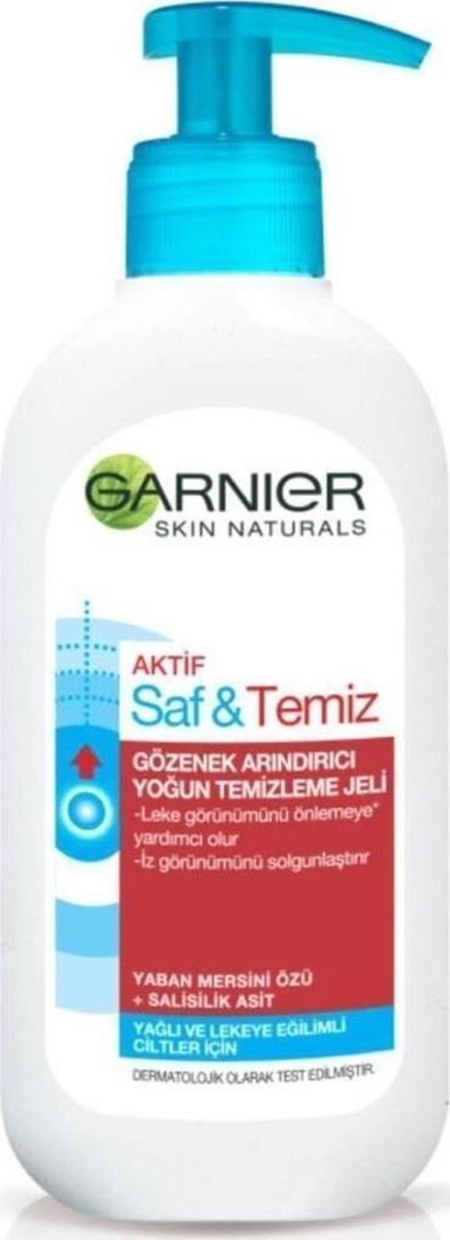 Garnıer Aktif Saf Temiz Gözenek Arındırıcı Yoğun Yüz Temizleme Jeli 200 Ml DELİST
