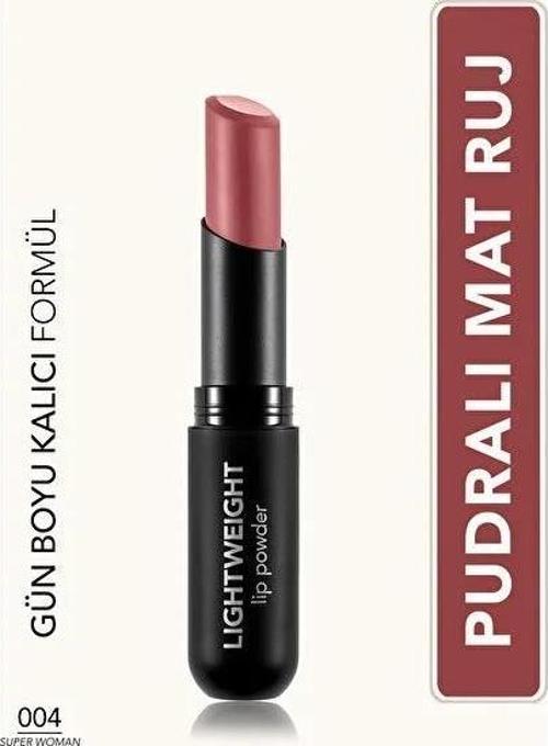 Lıghtweıght Lıp Powder Pudralı Mat Ruj 004 Super Woman