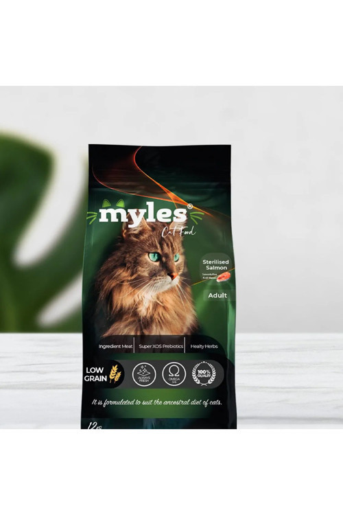 Myles kısır somonlu kedi maması