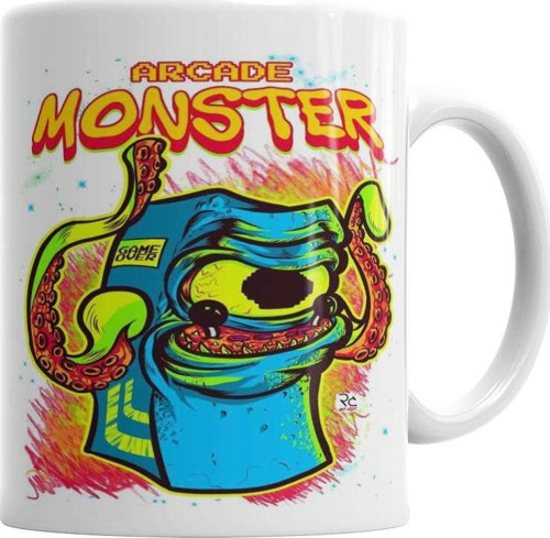 Arcade Monster Kupa Bardak Porselen
