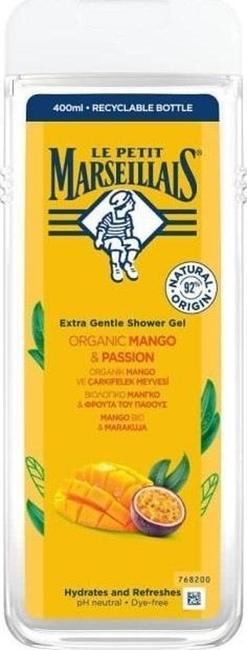 Le Petıt Marseıllaıs Duş Jeli Organik Mango Ve Çarkıfelek Meyvesi 400 Ml