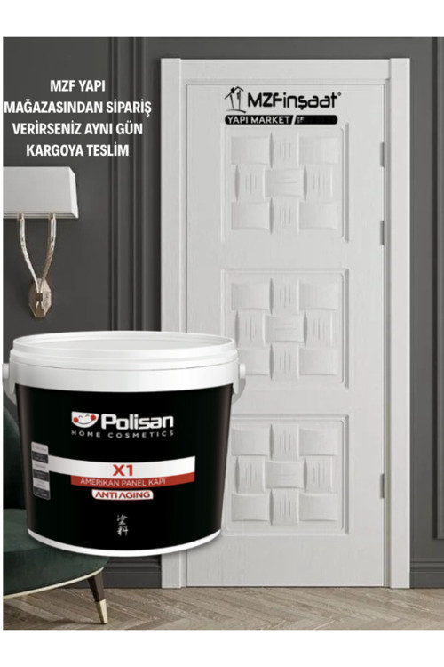 X1 Amerikan Panel Kapı Boyası 2,5 Litre (3,5 Kg) Krem