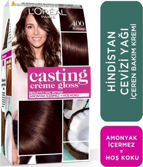 Casting Creme Gloss Amonyaksız Saç Boyası 400 Kestane