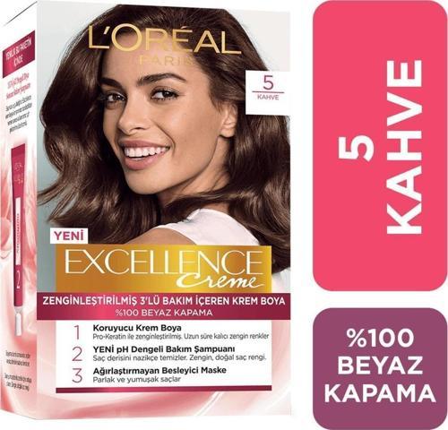 Excellence Creme Saç Boyası 5 Kahve DELİST