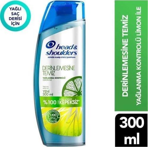 Head Shoulders Derinlemesine Temiz Şampuan Yağlanma Kontrolü 300 Ml