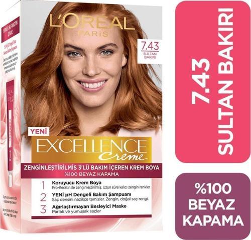 Excellence Creme Saç Boyası 7.43 Sultan Bakırı