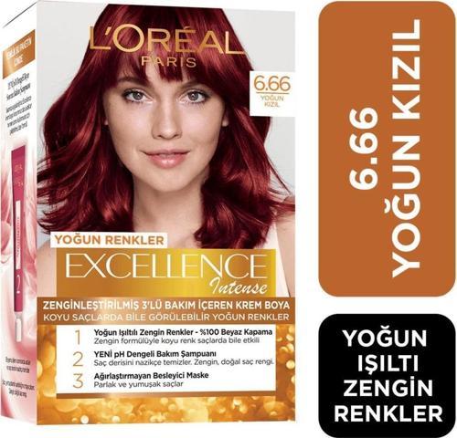 Excellence Intense Saç Boyası 6.66 Yoğun Kızıl