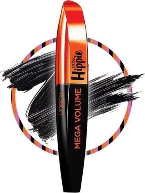 Mega Volume Collagene Miss Hippie Black Mascara