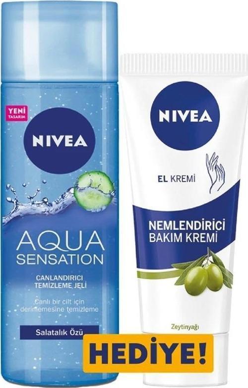 Aqua Sensatıon Yüz Temizleme Jeli 200 Ml+ El Kremi Hediyeli