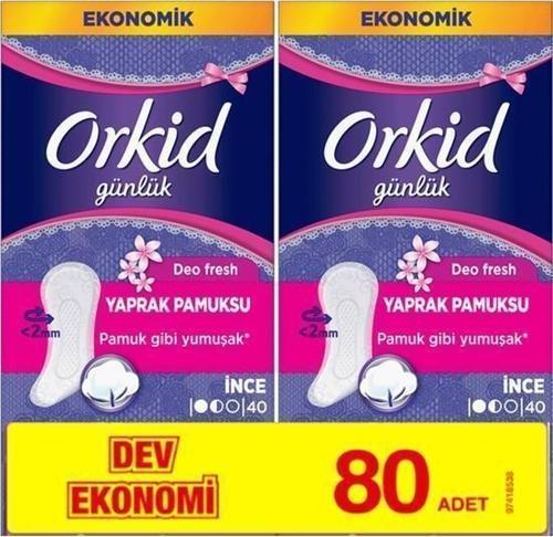 Günlük Ped Yaprak Pamuksu Dev Eko 80 Li Parfümlü