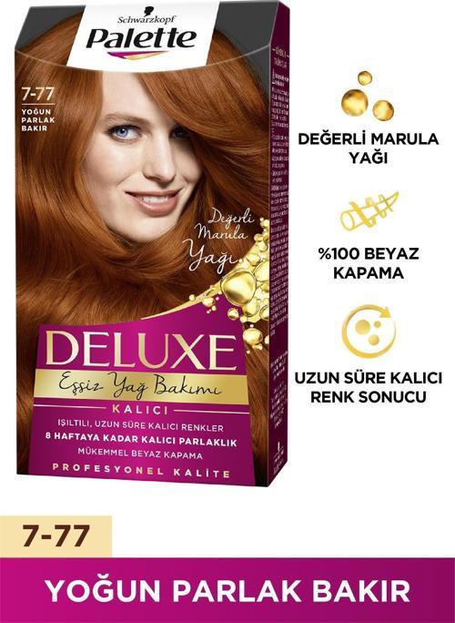 Deluxe Saç Boyası 7-77 Yoğun Parlak Bakır