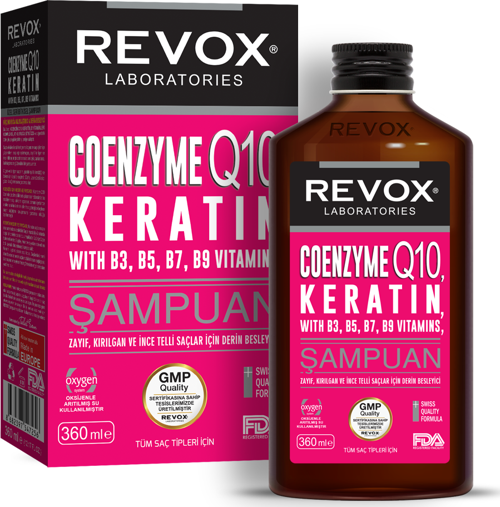 Şampuan Coenzyme Q10 Keratın Bitki Özlü 360 Ml