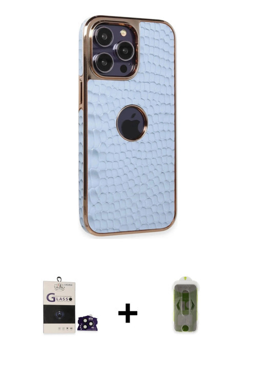 ieg™ iPhone 14 Pro Max Kılıf Ufuk Form Prime - Siyah Joko Magic 5D Hayalet Cam + Siyah Bilvis Titan