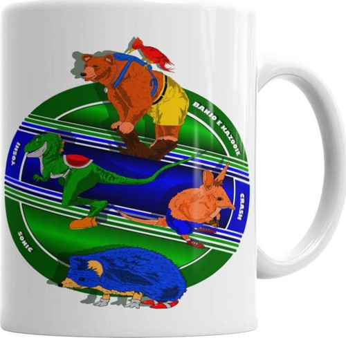 Mascotes Games Kupa Bardak Porselen