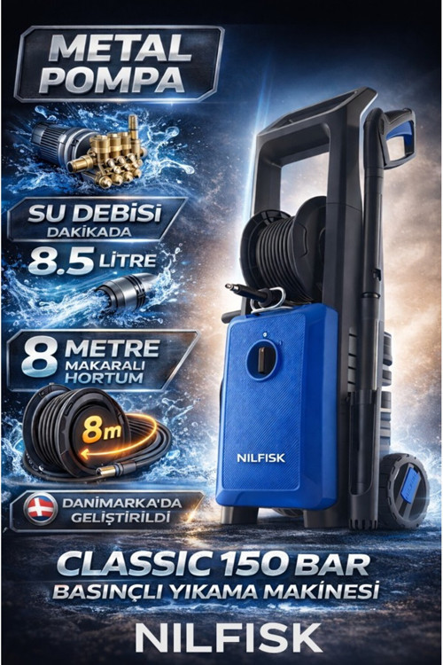 Classic 150-8 Eu - 150 Bar Basınçlı Yıkama Makinesi