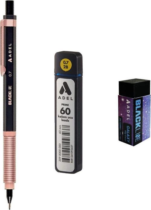 Blackline Metal Gövdeli Versatil Kalem 0.7 Mm PEMBE-SİYAH