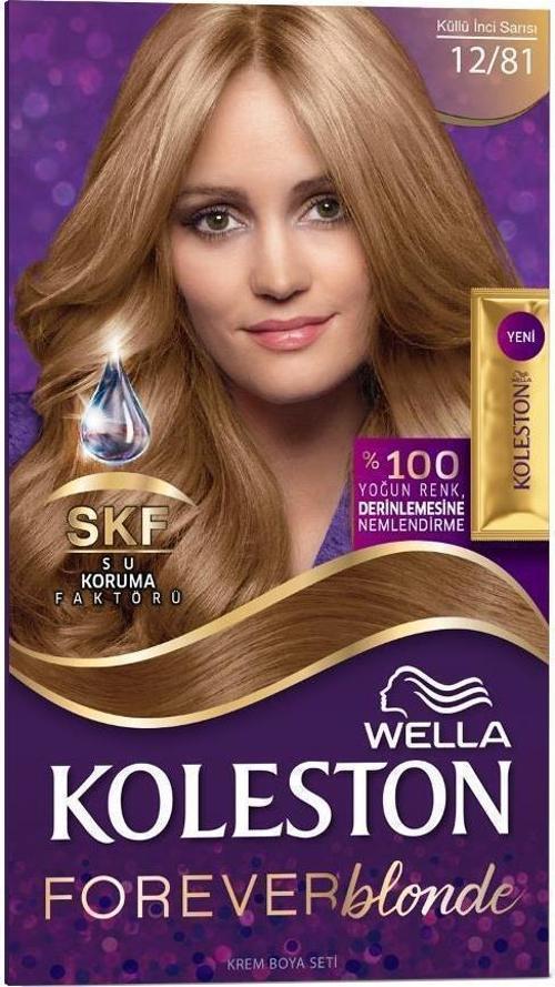 Koleston Kit Saç Boyası 12/81 Küllü İnci Sarısı