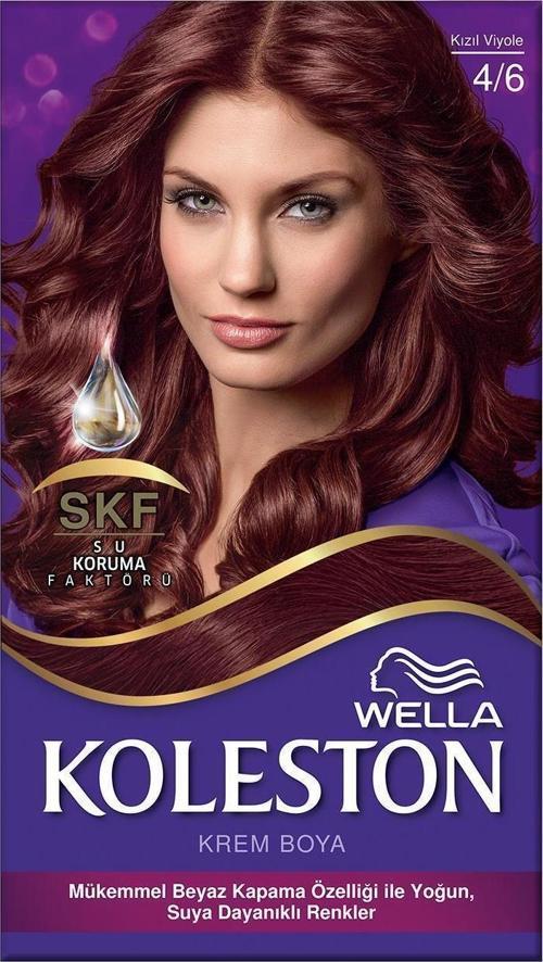 Koleston Kit Saç Boyası 4/6 Kızıl Viyole