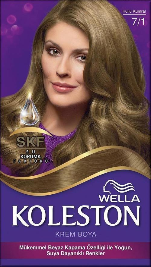 Koleston Kit Saç Boyası 7/1 Küllü Kumral