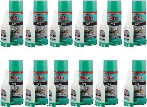 705 Mdf Kit Hızlı Yapıştırıcı 200Ml + 50Gr - 12 Adet
