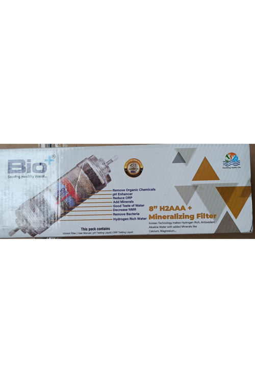 + H2AAA + Mineralize Edici 8″ Filtre – Hidrojen Zengini Su