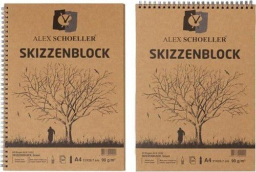 Kraft Spiralli Eskiz Blok 90gr A4 60 Yaprak