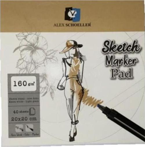 Sketch Book 20 x 20 40 Yp. 160 Gr. ALX-905