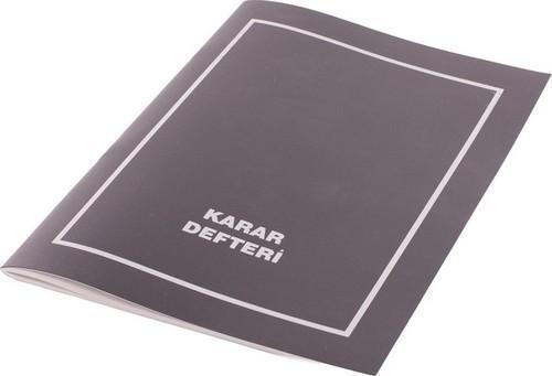Karar Defteri Plastik Kapak 40 Yaprak