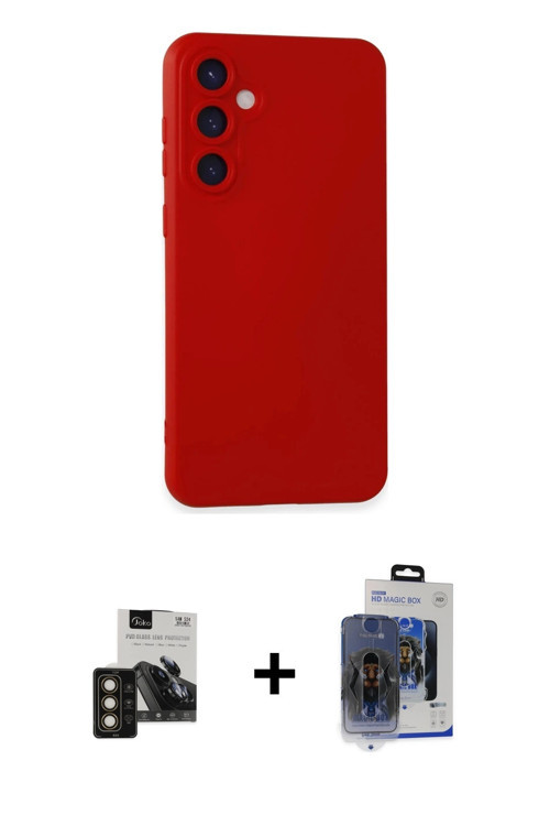 ieg™ Galaxy S24 Kılıf Ahenk Serisi - Siyah Vanessa Magic Cam + Gold PVD Metal Kamera Lens