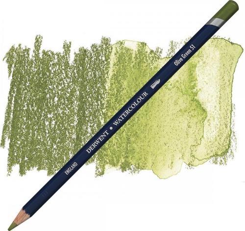 WATER COLOUR OLIVE GREEN 