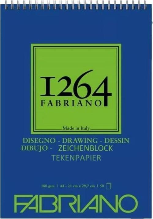 FABRIANO 1264 DRAWING A4 - 180 GR - F-1264 RESİM DEFTERİ - ÜST SPİRALLİ 