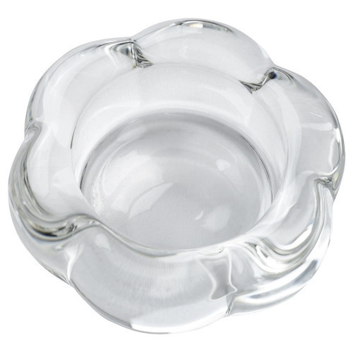 3 lü Set 3 cm ŞEFFAF Cam Tealight Mumluk
